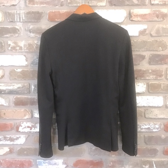 ZARA COLLECTION Men’s One Button Black Knit Blazer M - Picture 2 of 7